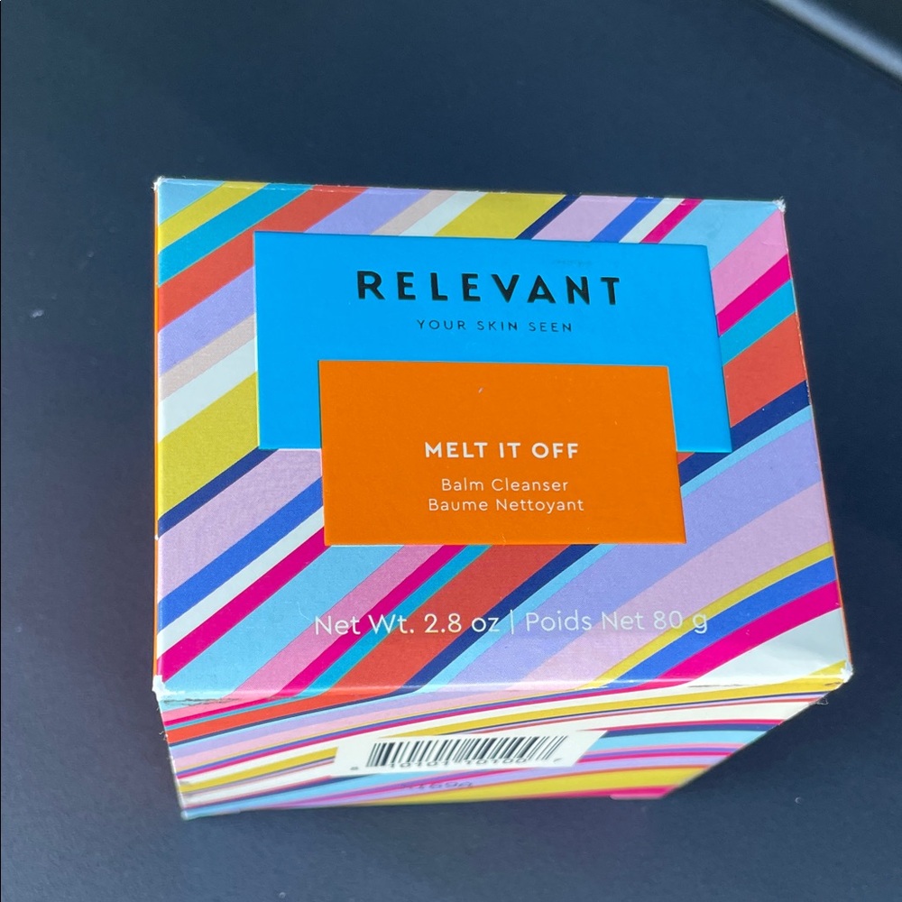 Relevant Melt It Off Balm Cleanser 2.8 oz New in Box